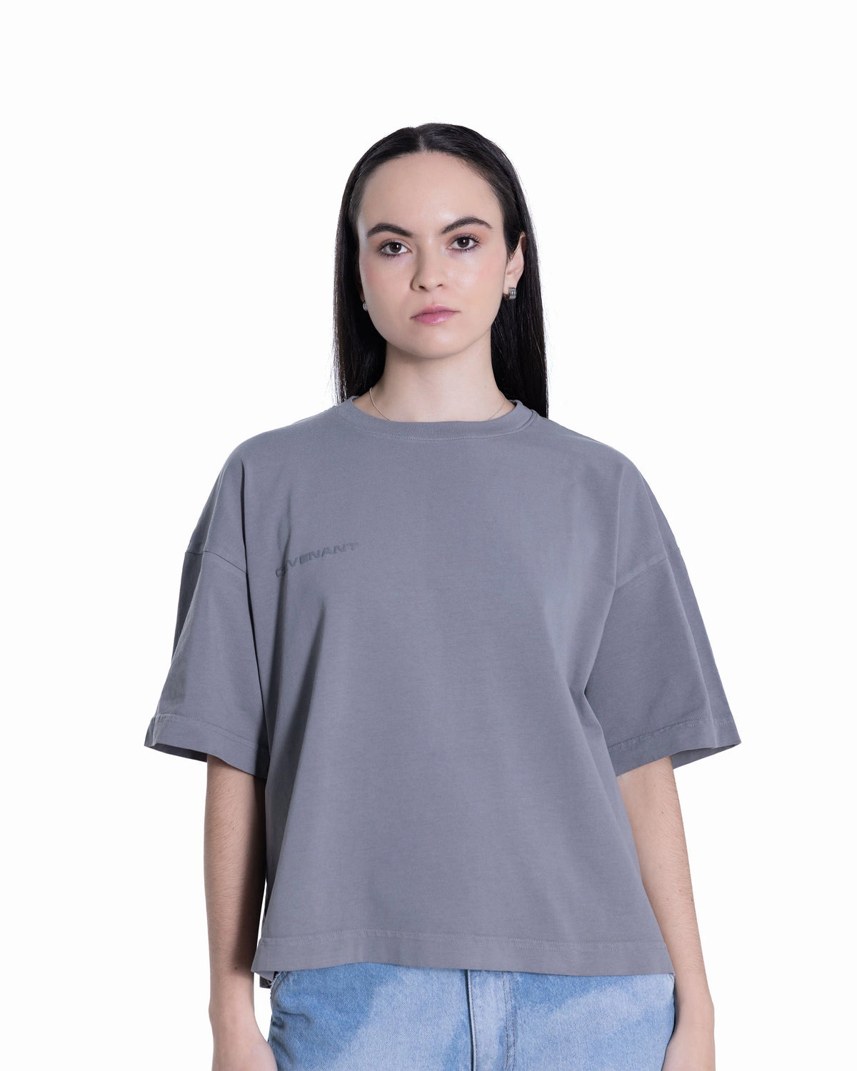 "THE SHELTER" Boxy Fit T-shirt