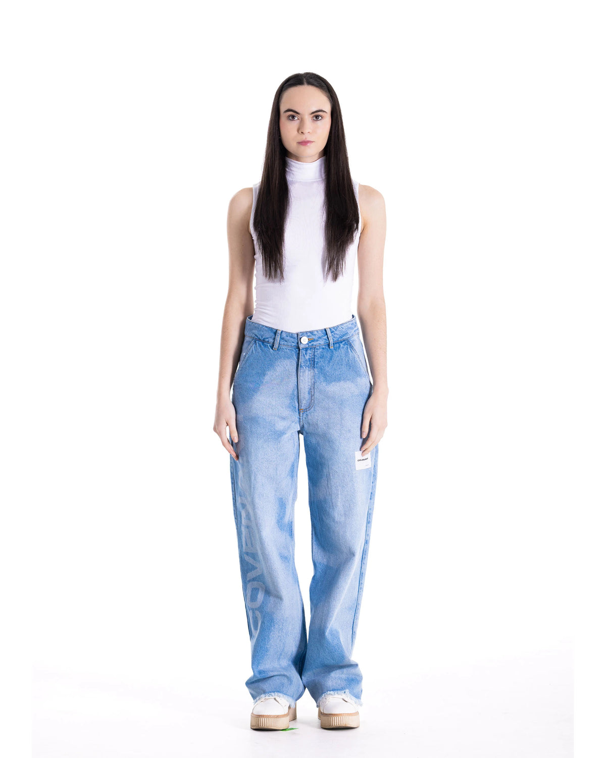 "UNCHANGING" Baggy Denim