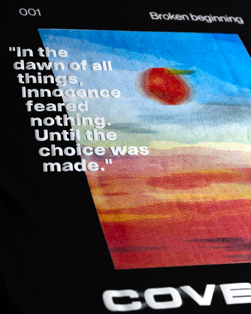 "BROKEN BEGINNING" Oversized T-shirt