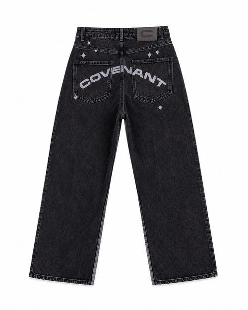 "PROMISE ABOVE" Regular Fit Denim