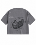 "THE SHELTER" Boxy Fit T-shirt