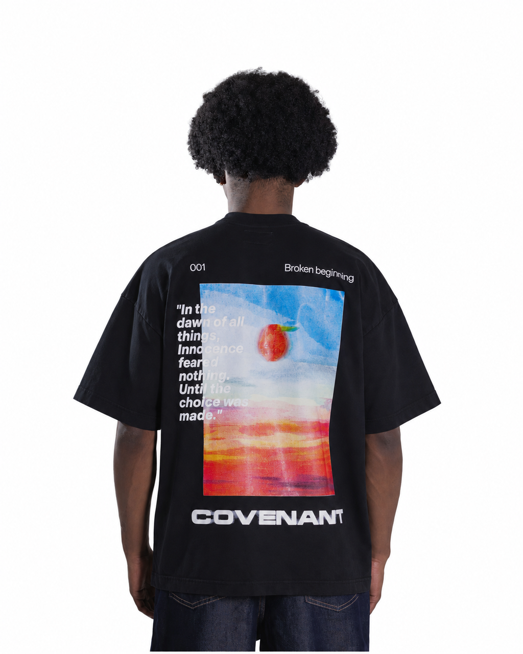 "BROKEN BEGINNING" Oversized T-shirt