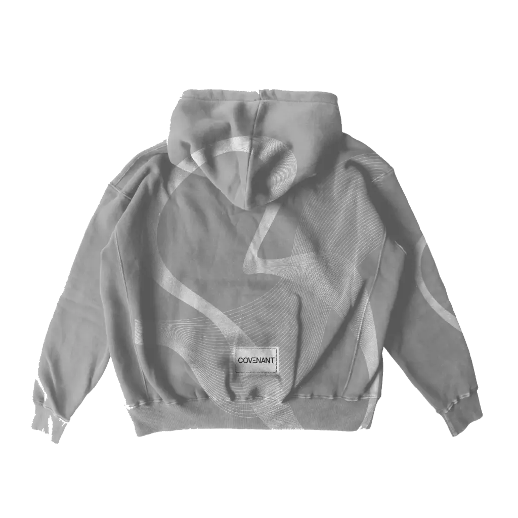 LAUGHTER INTO PROMISE GREY HOODIE