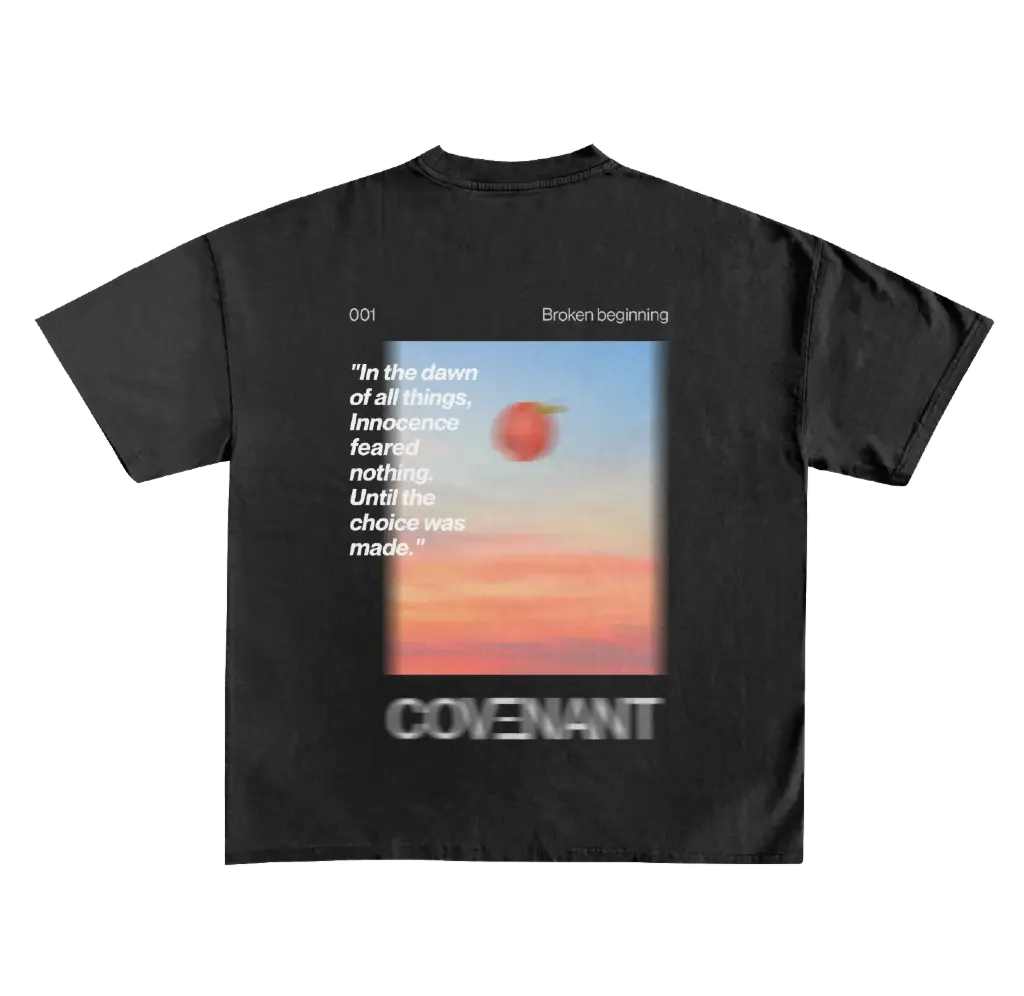 BROCKEN BEGINNING BLACK T-SHIRT