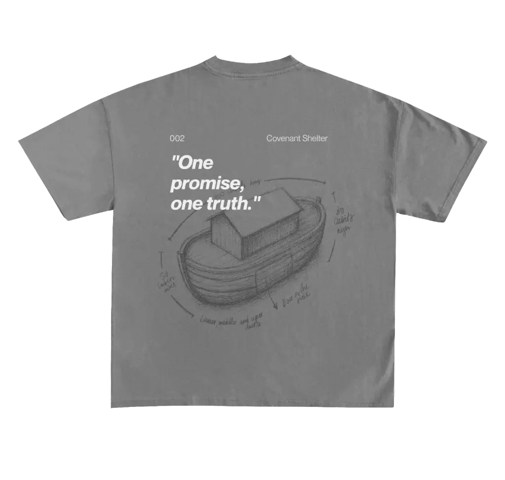 COVENANT SHELTER GREY T-SHIRT